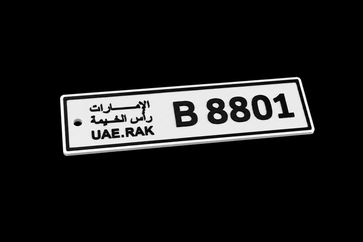 Car Plate Key Chain